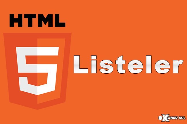 HTML Listeler
