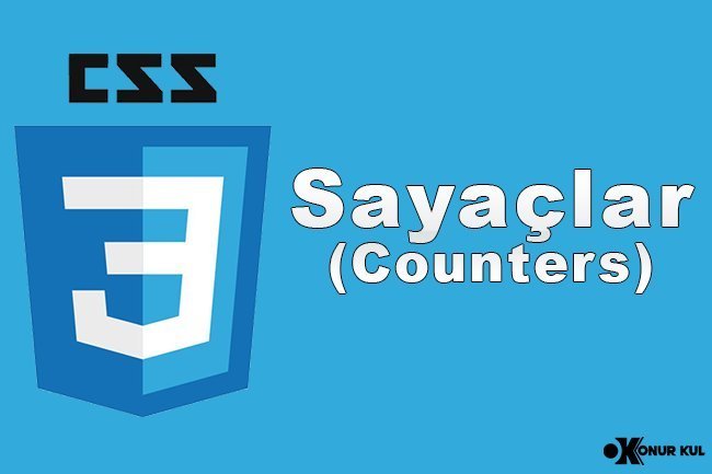 CSS Sayaçlar (Counters)